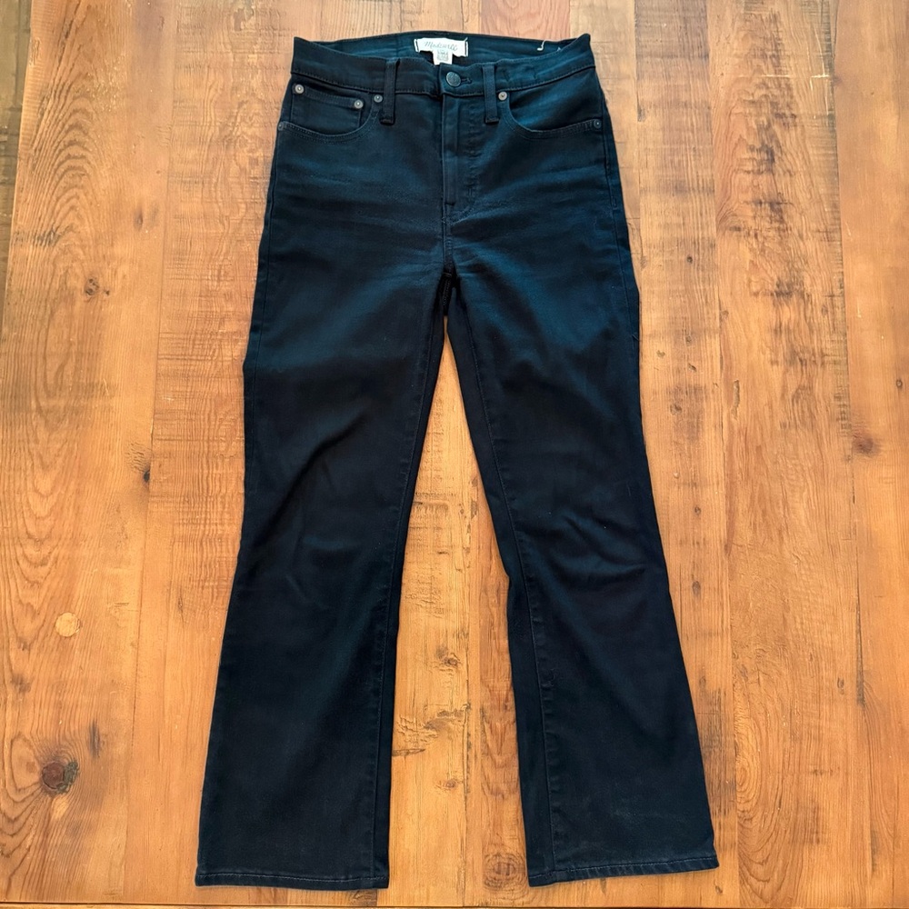 Madewell Cali-Demi Boot Jeans | Black | Size 25
